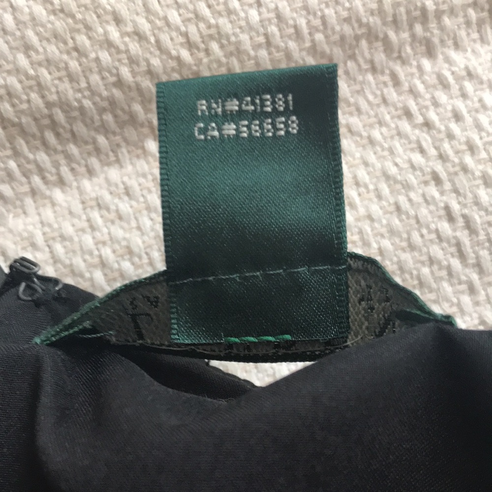 Lauren Ralph Lauren Aline black polka dot Dress 8 - Picture 7 of 10